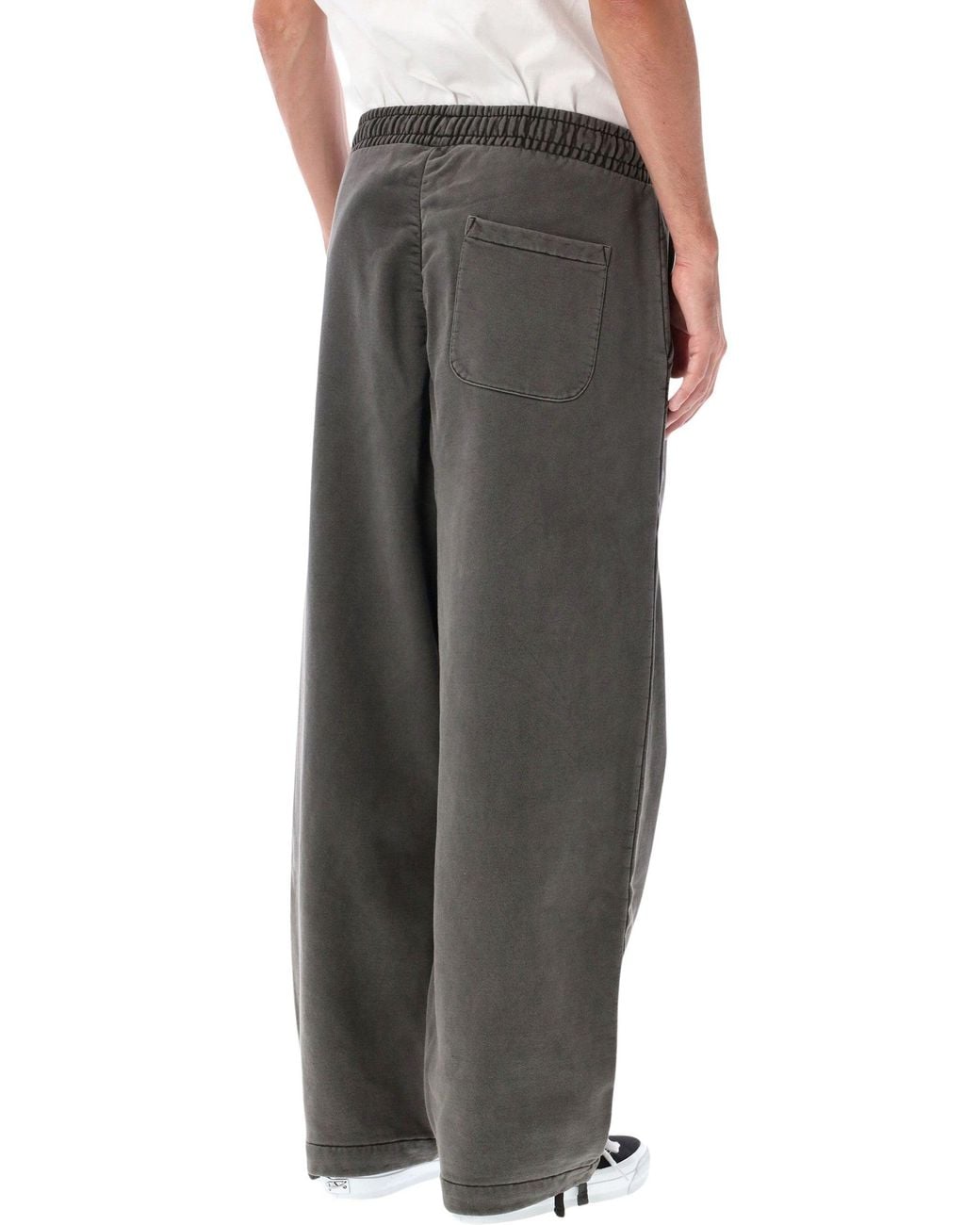 Obey Gray Wide Leg Sweatpants for men
