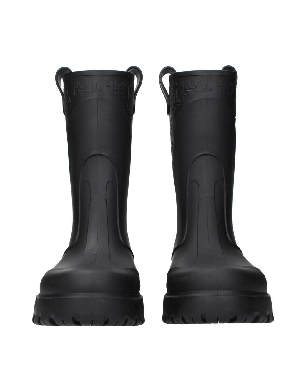 Dior Black Rubber Boots