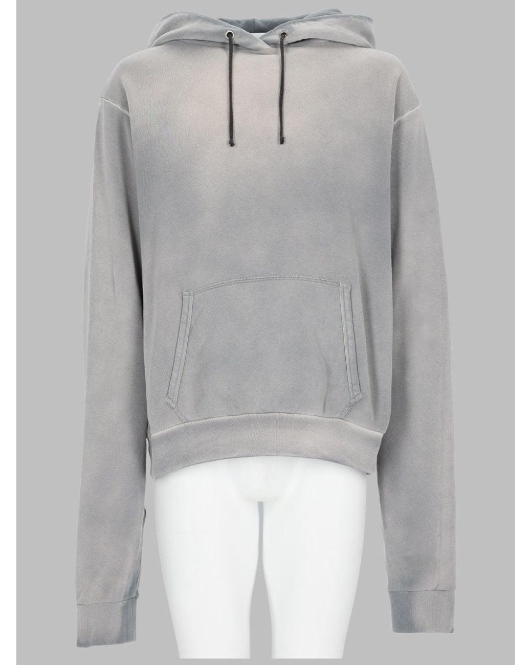 Maison Margiela Gray Felpa for men