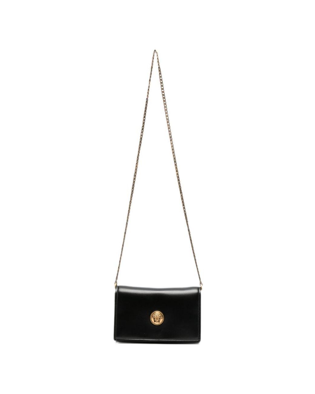 Versace White Emblème Leather Mini Bag