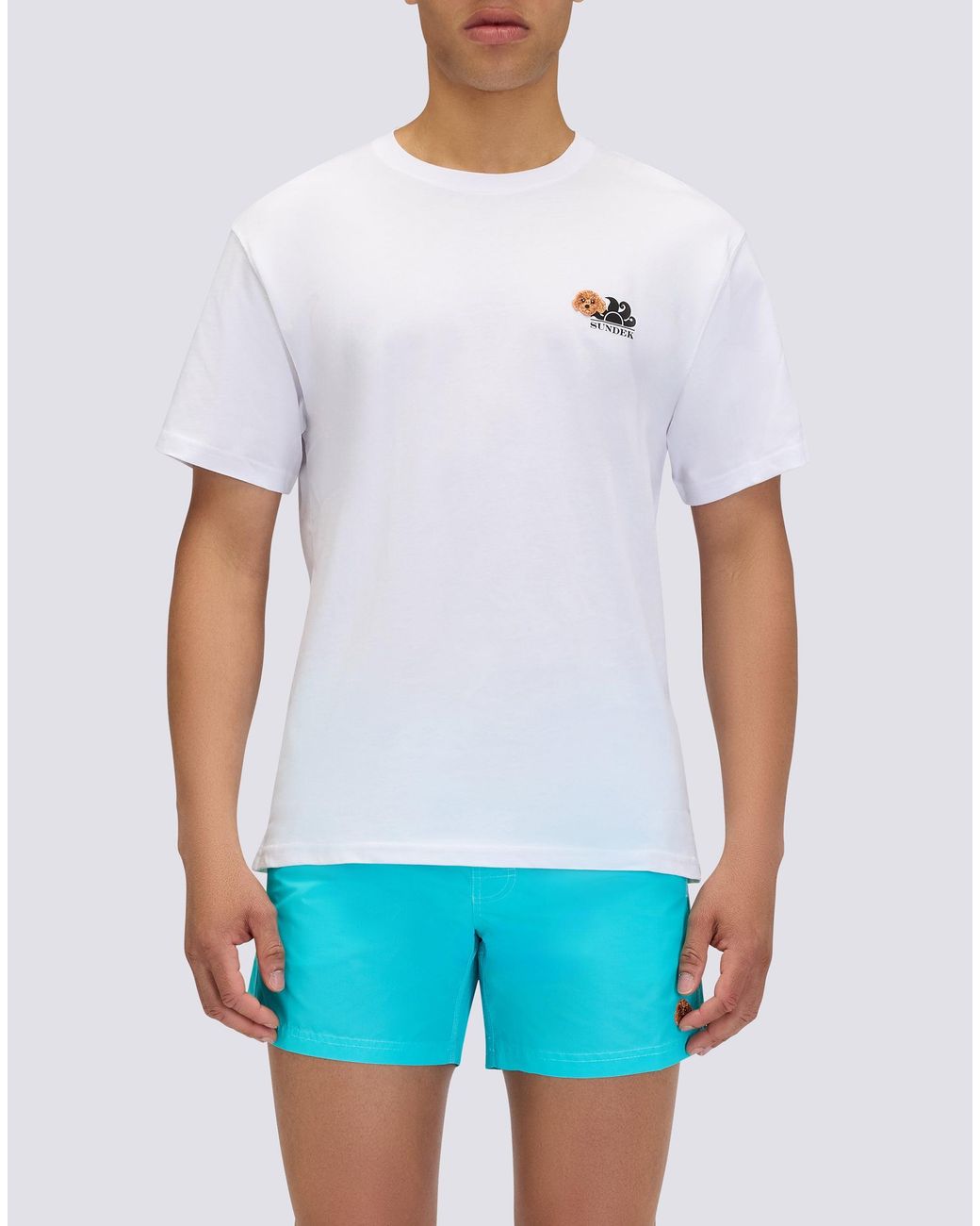SUNDEK X PELO FOUNDATION White T Shirt for men