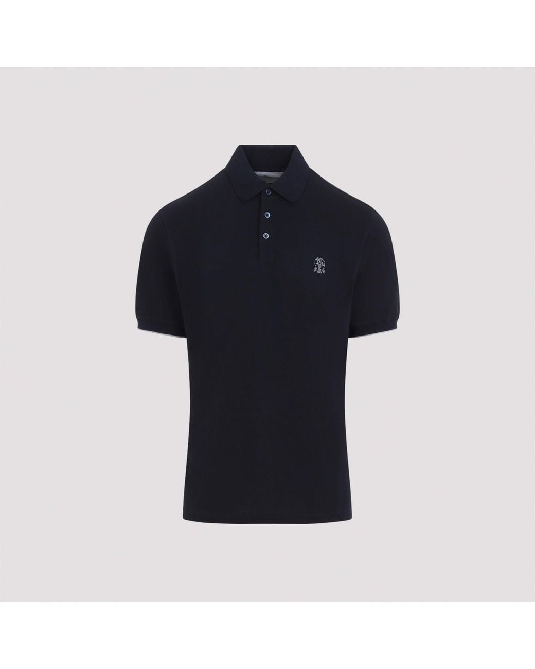 Brunello Cucinelli Black Mc Polo