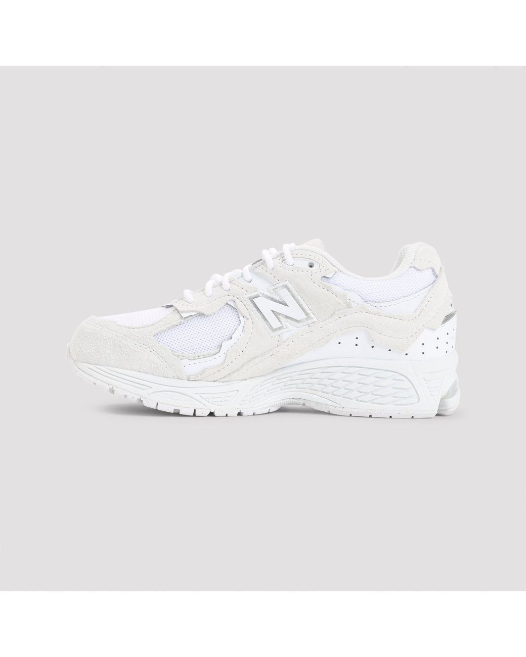 New Balance White Textile 2002 Sneakers