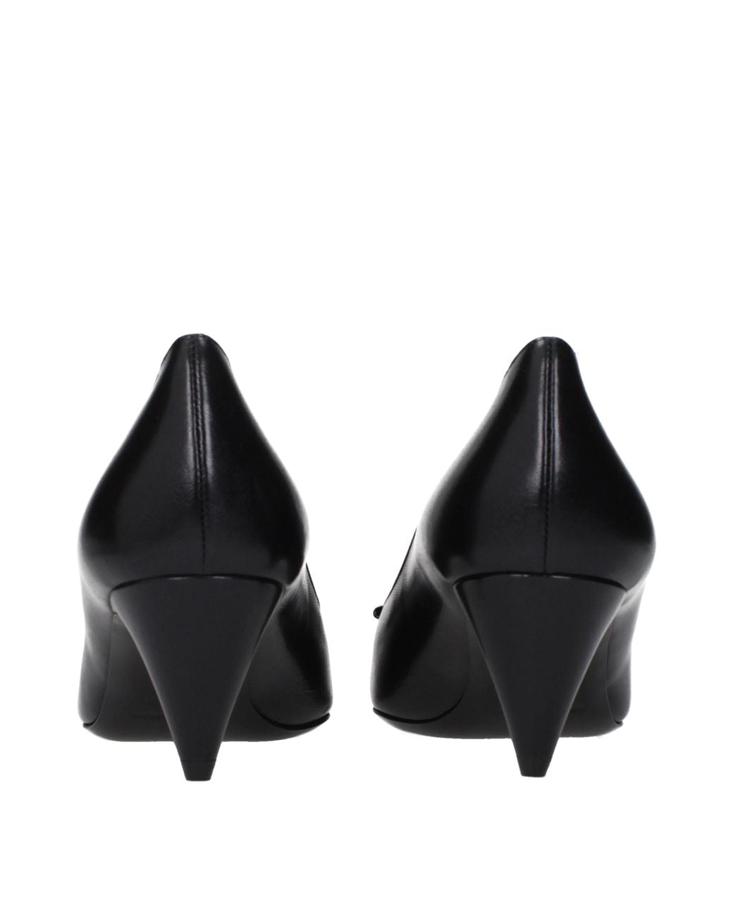 Saint Laurent Black Anais Donna Leather Low Cut Neckline