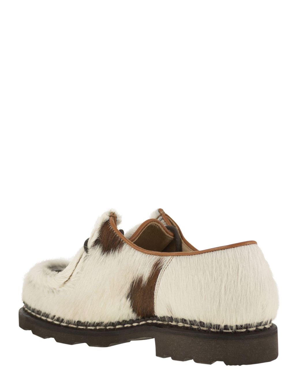 Paraboot Natural Michael/Marche Goat Hair Derby Shoes