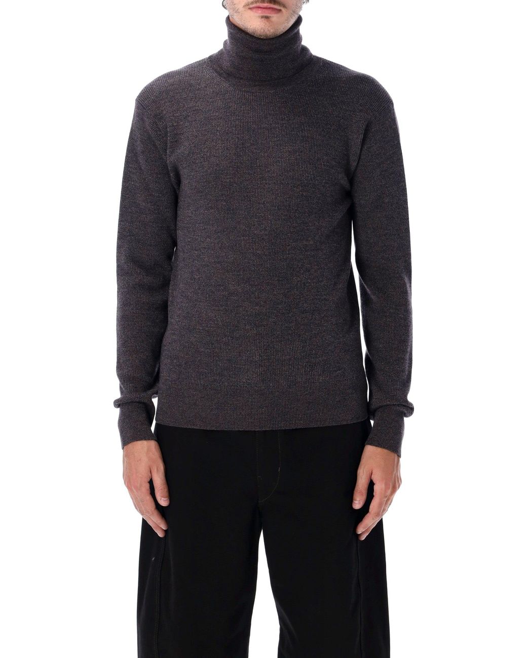 Lemaire Blue 100% Wool Sweatshirt Sweater For Fw26