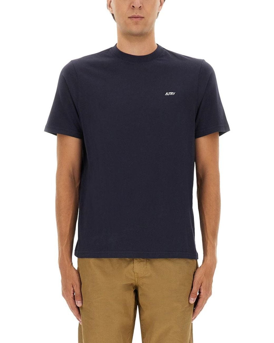 Autry Blue T Shirt With Logo