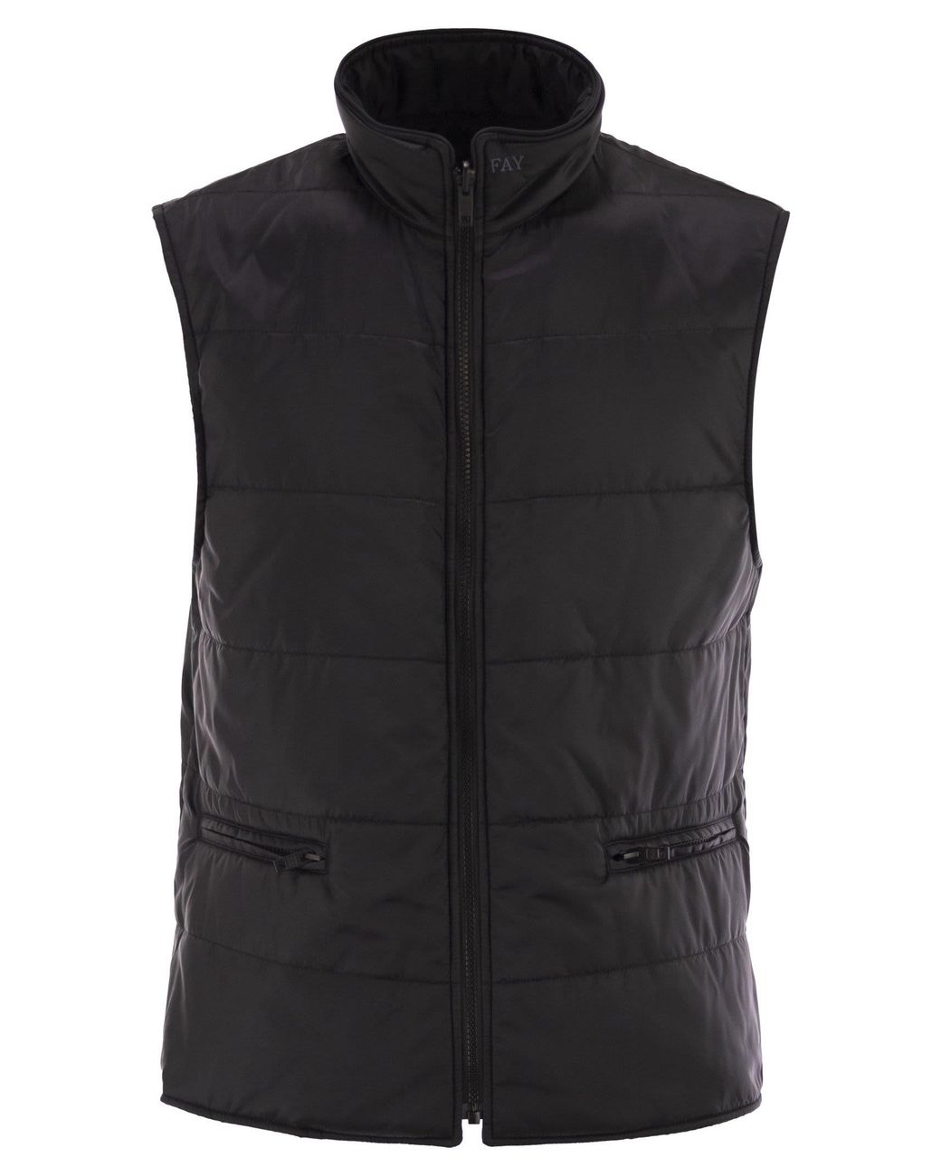 Fay Black Double Coat for men