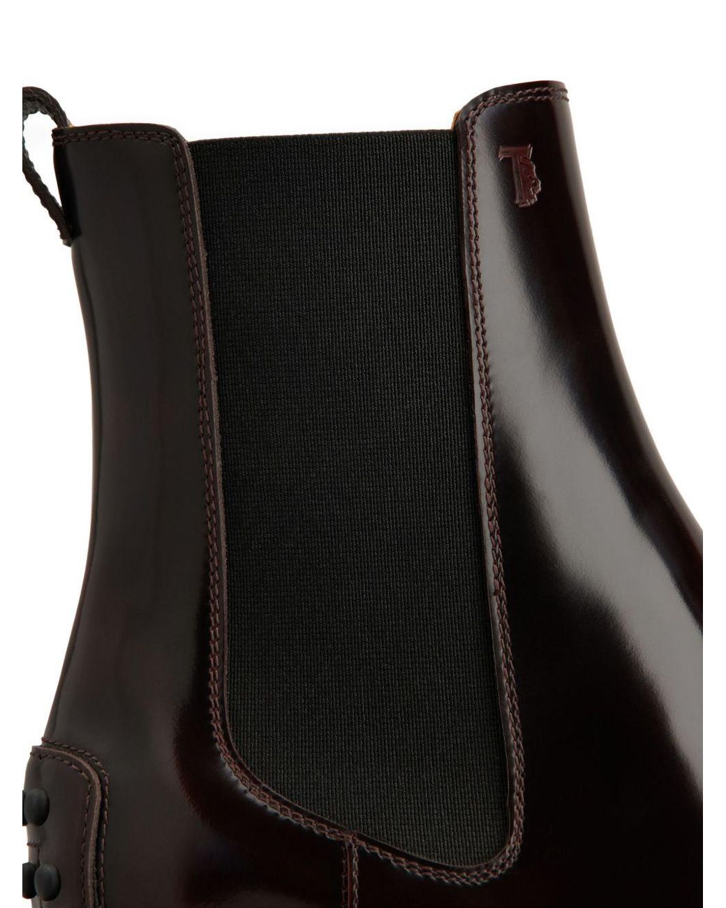 Tod's Black Leather Chelsea Boots