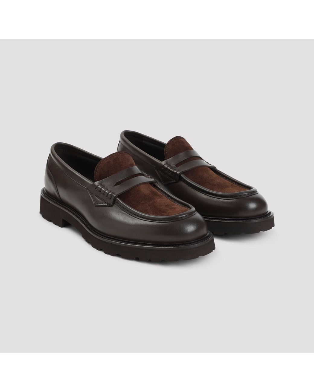 Canali Penny-loafer in het Black