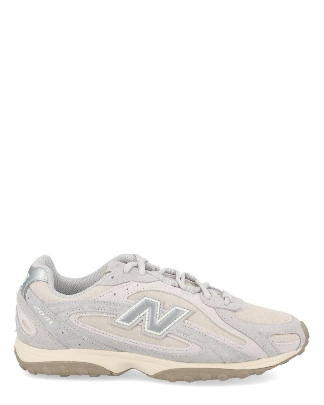 New Balance White Suede Sneaker