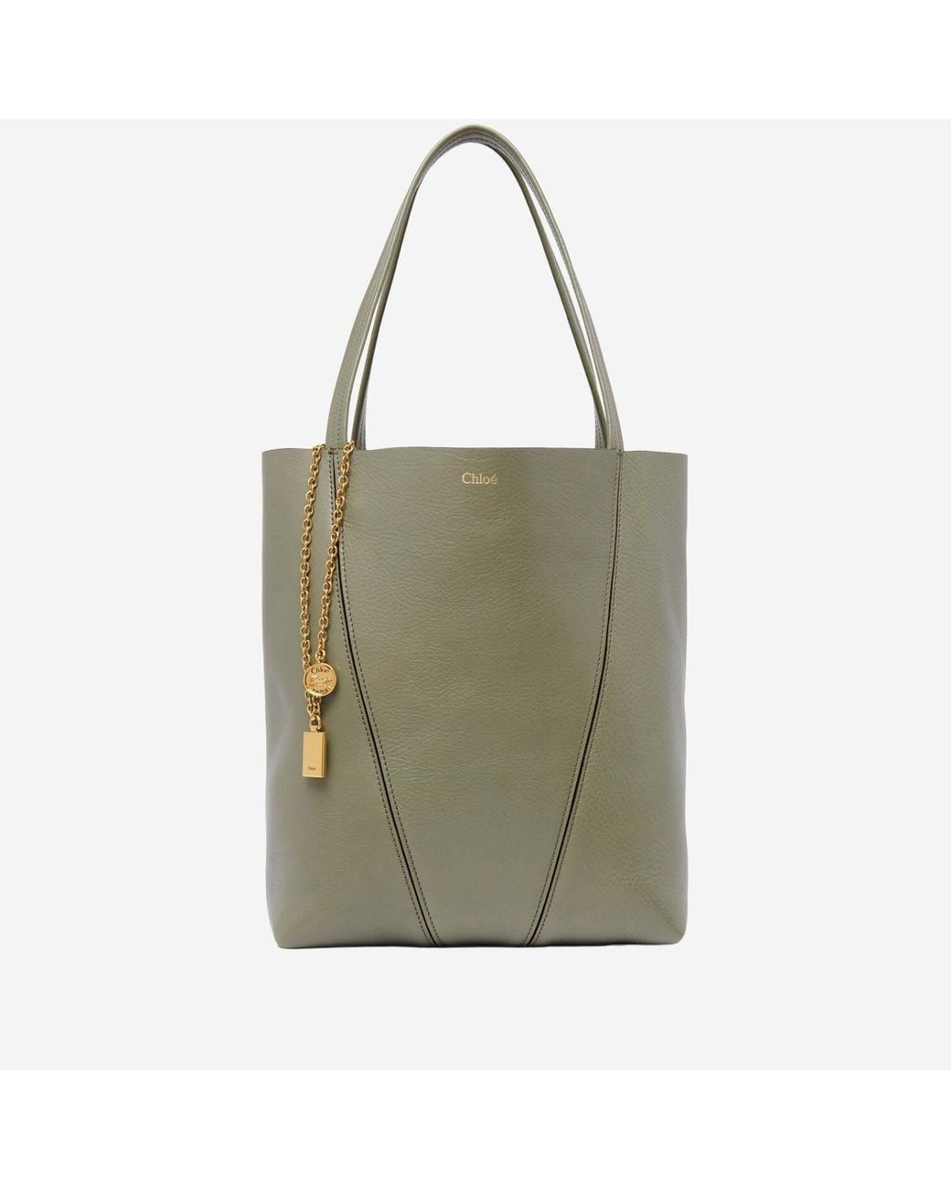 Chloé Green Spin Tote Bag