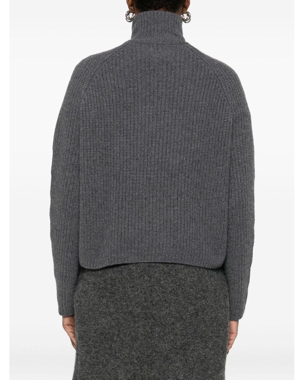 Lisa Yang Gray Sadie Cashmere Cardigan