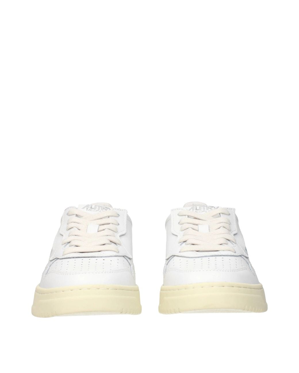Autry White Sneakers Medalist Low/Chocolate