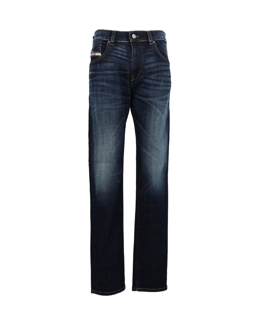 DIESEL Blue 2019 D-Strukt Straight-Leg Jeans