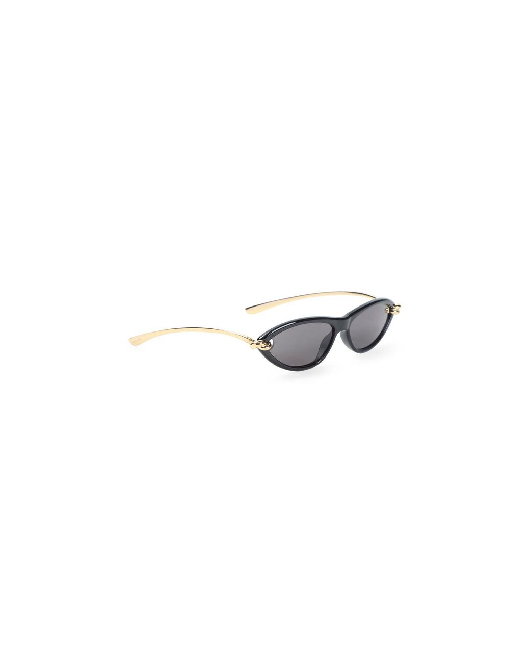 Bottega Veneta Metallic Knot Cat Eye Sunglasses