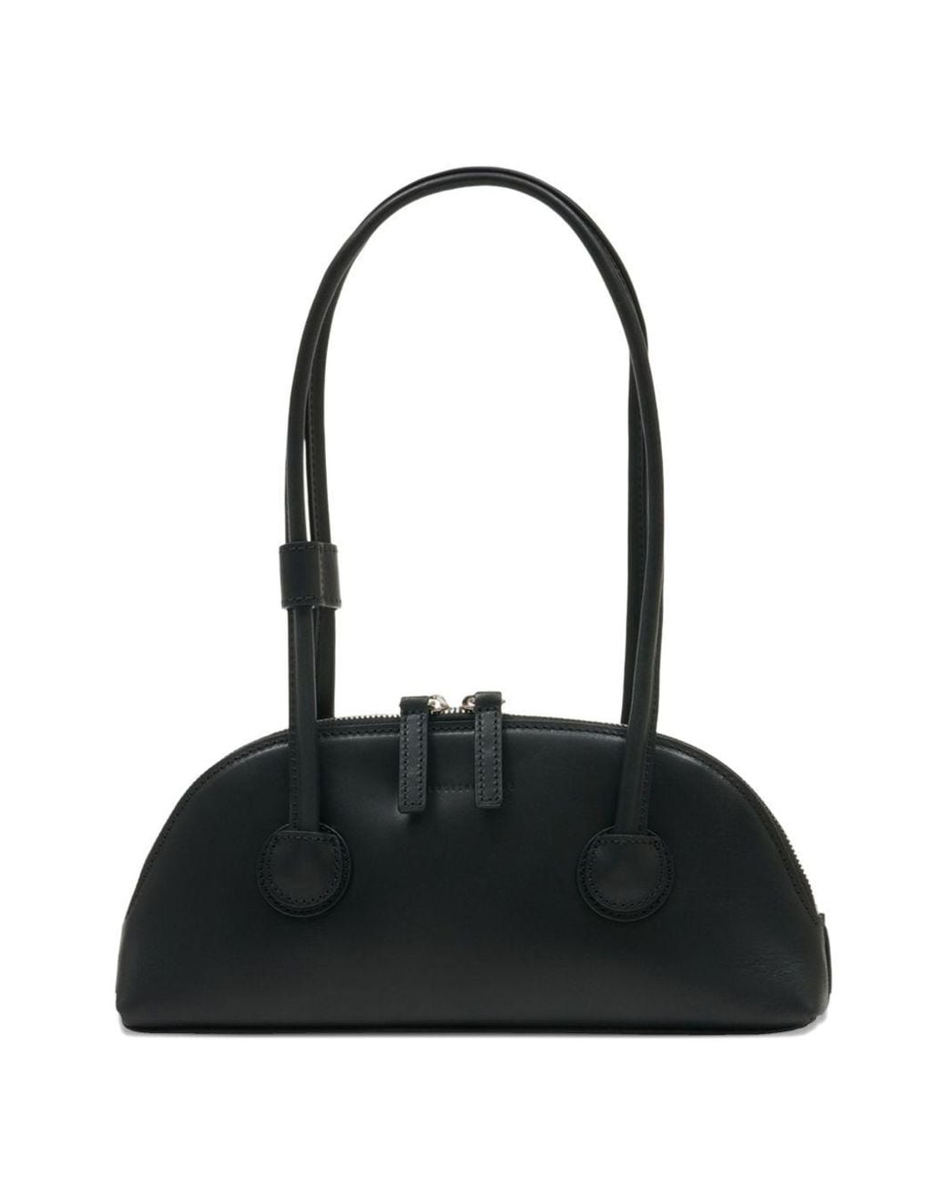 MARGE SHERWOOD Black Bessette Leather Shoulder Bag