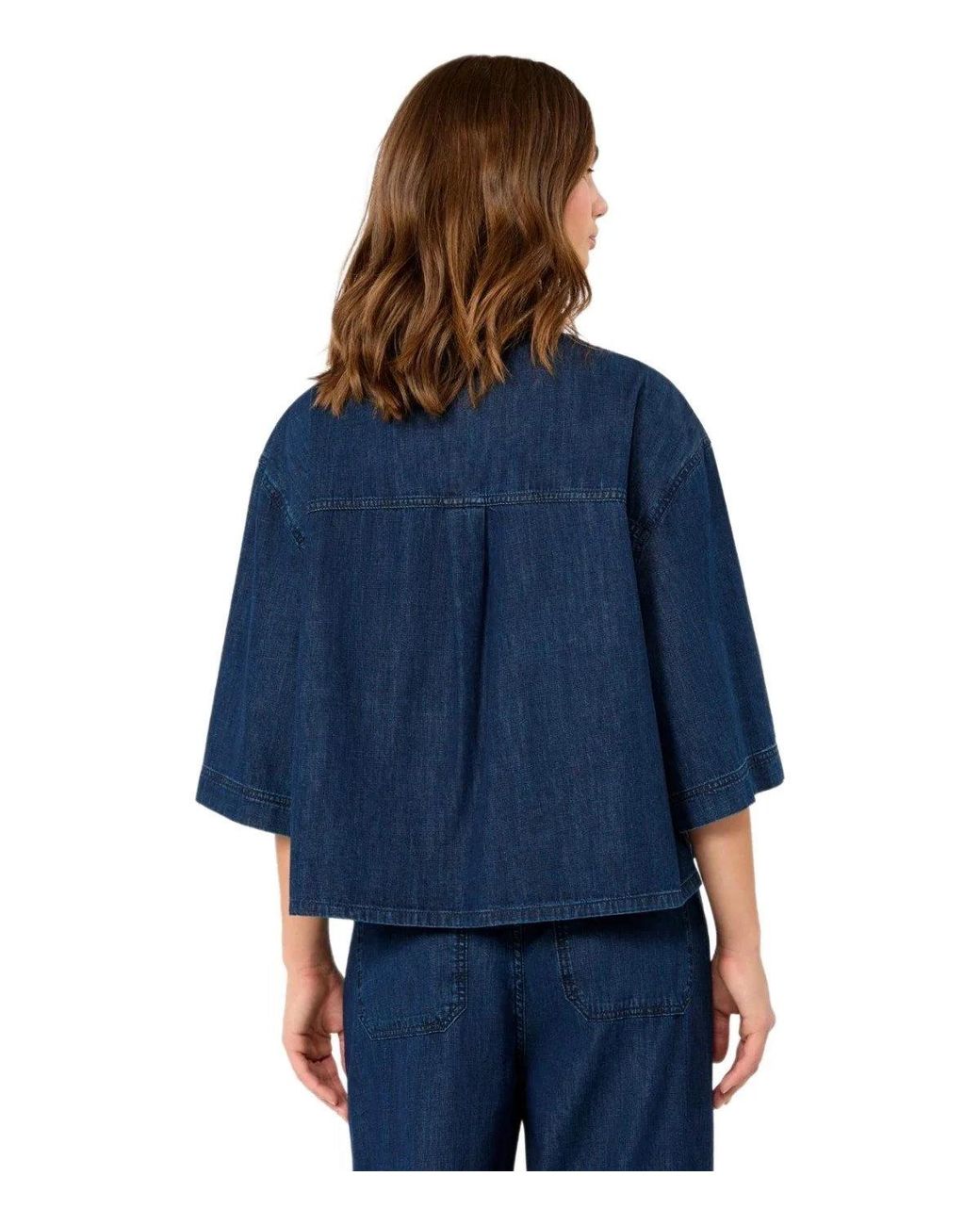 Weekend by Maxmara Blue Zannata Denim Shirt