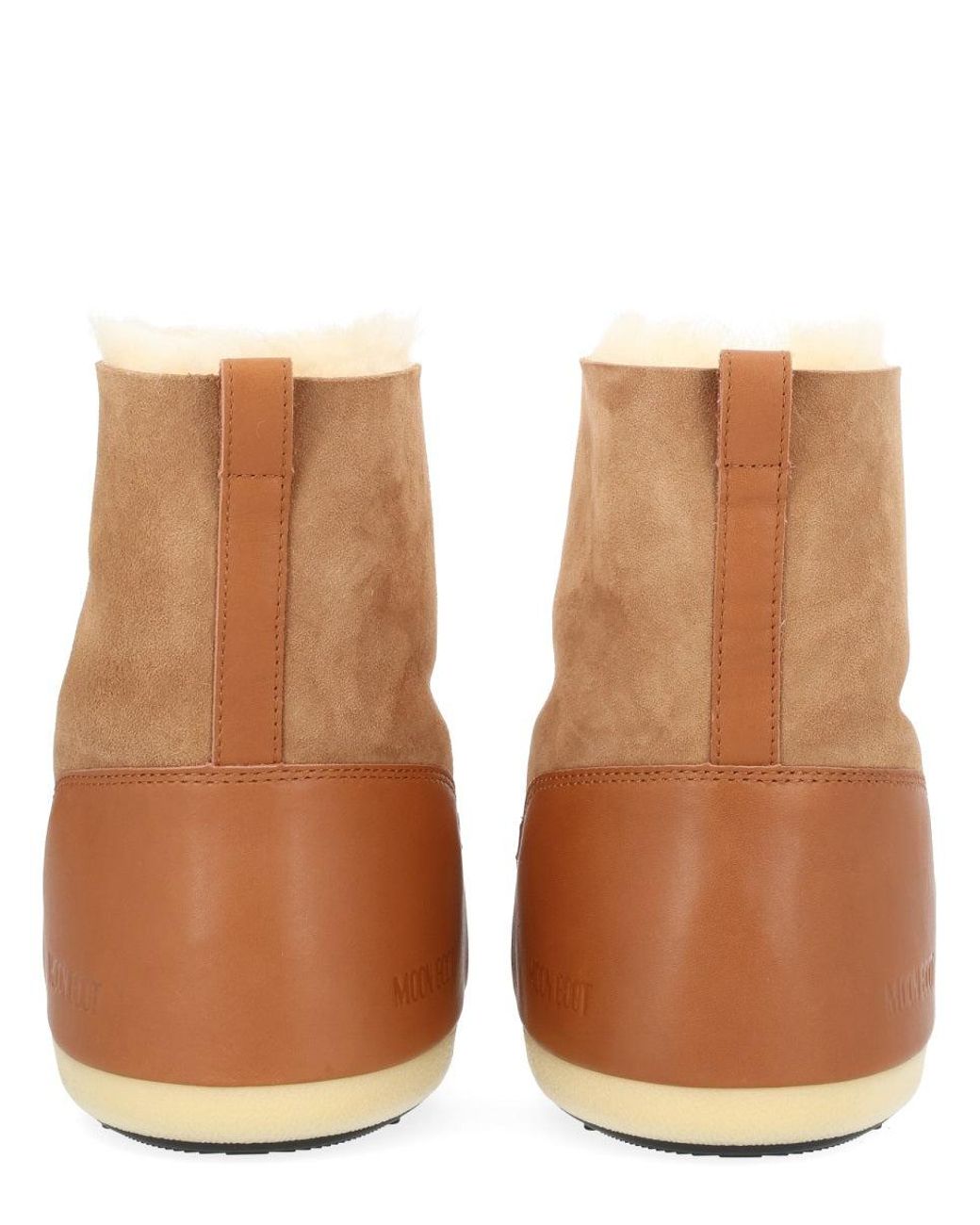 Moon Boot Brown Suede Sheepskin Boots