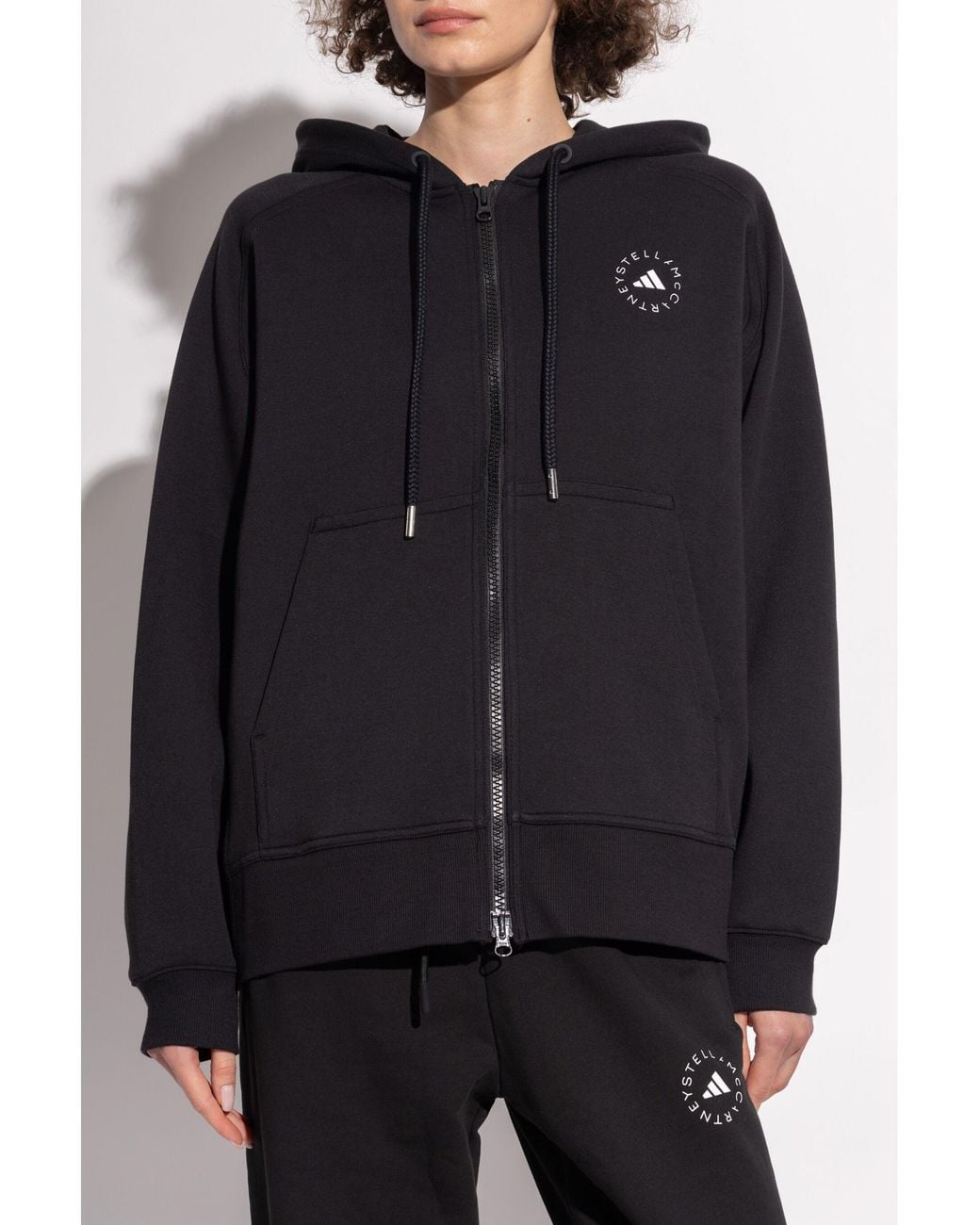 Adidas By Stella McCartney Blue A Smc Fz Hoodie