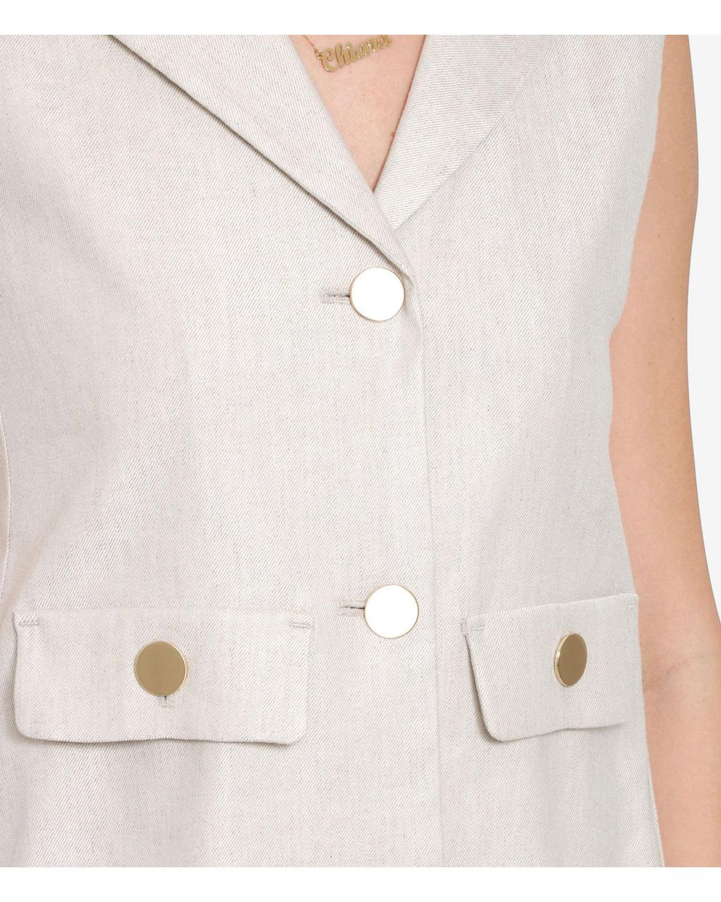 Max Mara Jackets Beige in het White