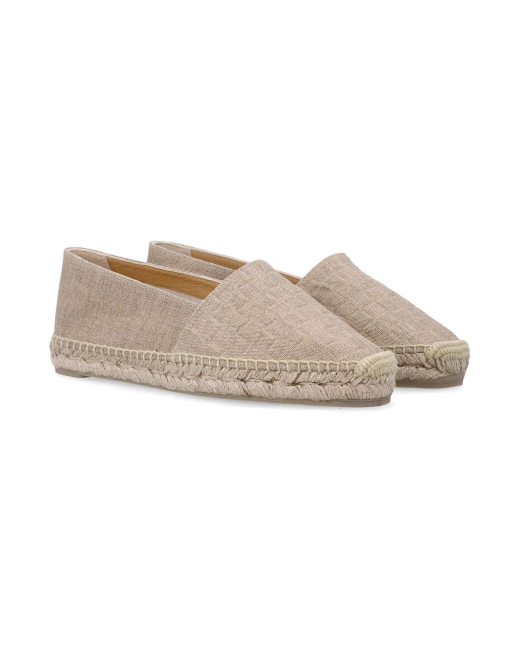 Castaner White Kenda Linen Espadrilles
