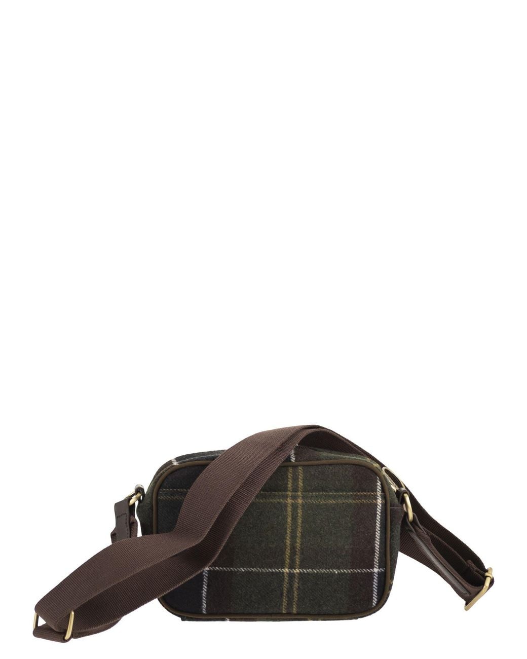 Barbour Black Tartan Crossbody Bag