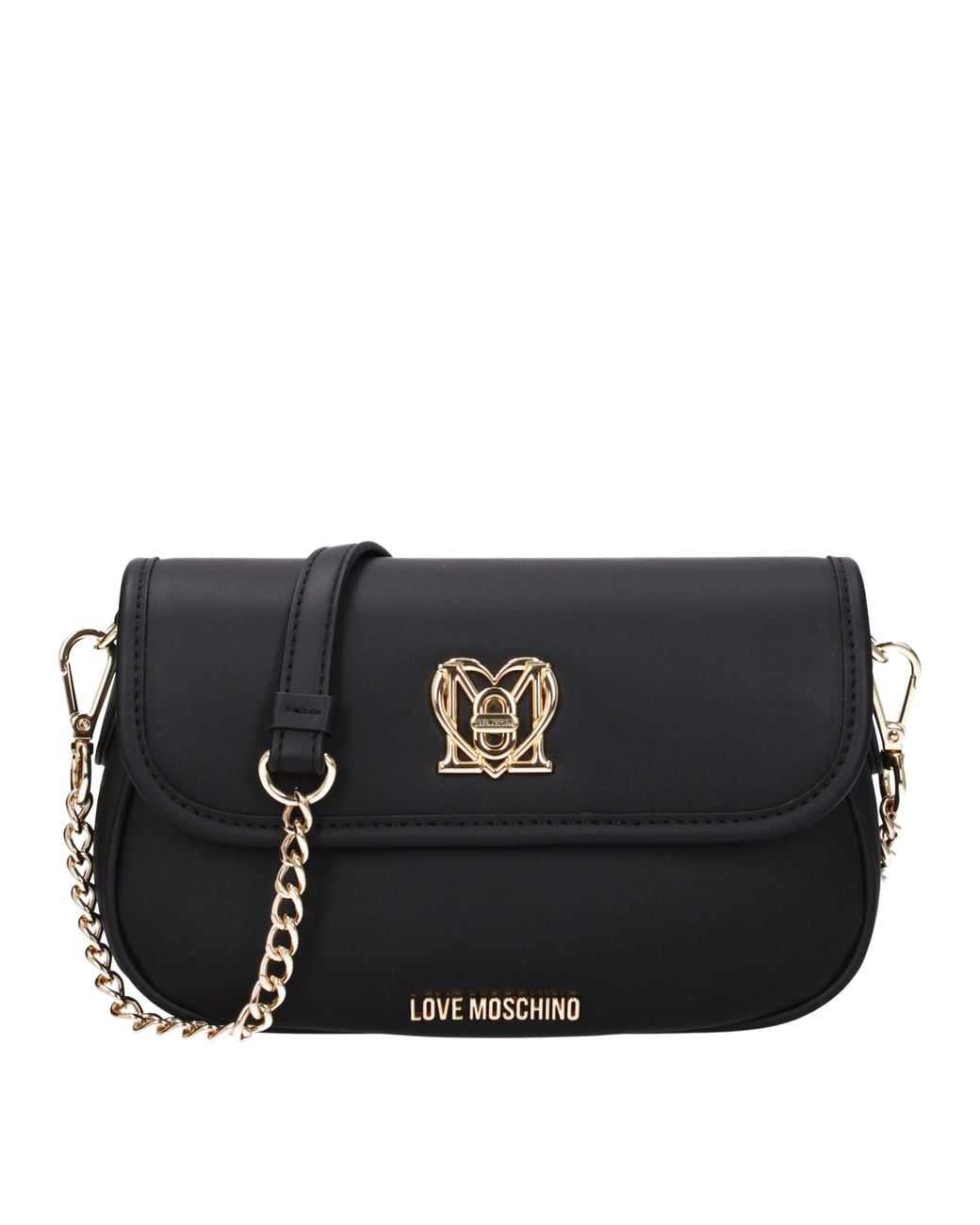Love Moschino Black Shoulder Bags Polyurethane