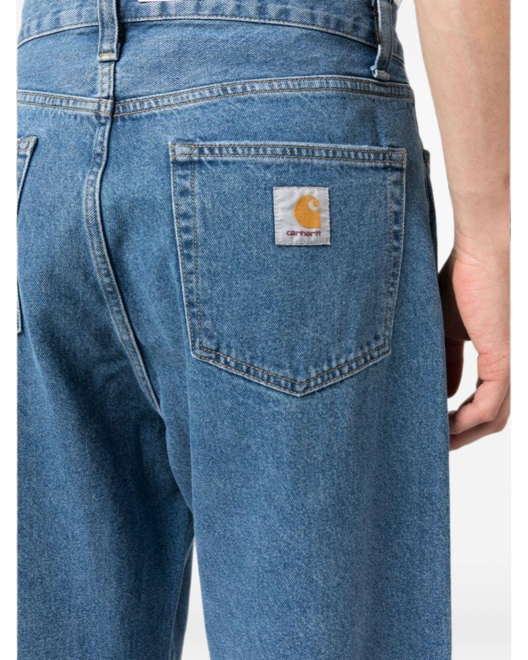 Carhartt Blue Denim Cotton Jeans