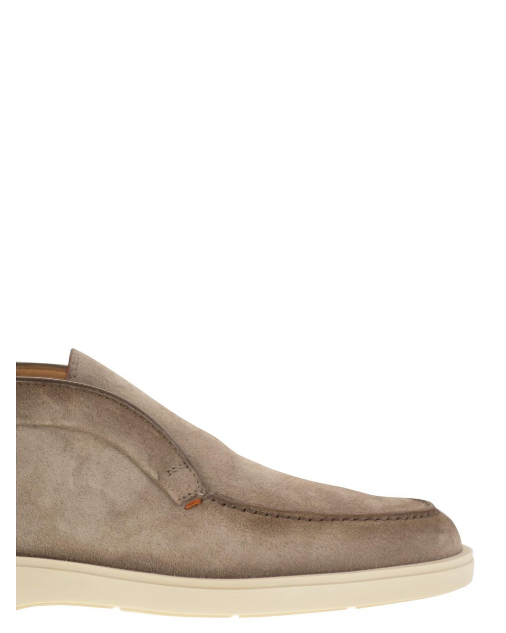 Santoni Suede Desert Boot in het Brown voor heren