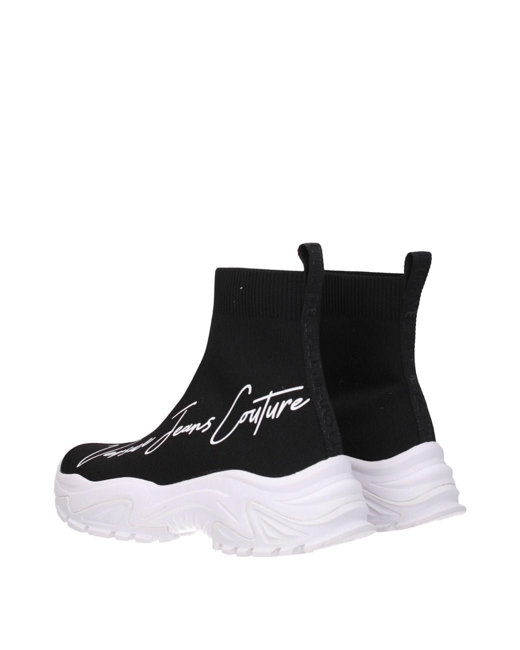 Versace Jeans Black Sneakers Couture Donna Tessuto Nero/Bianco