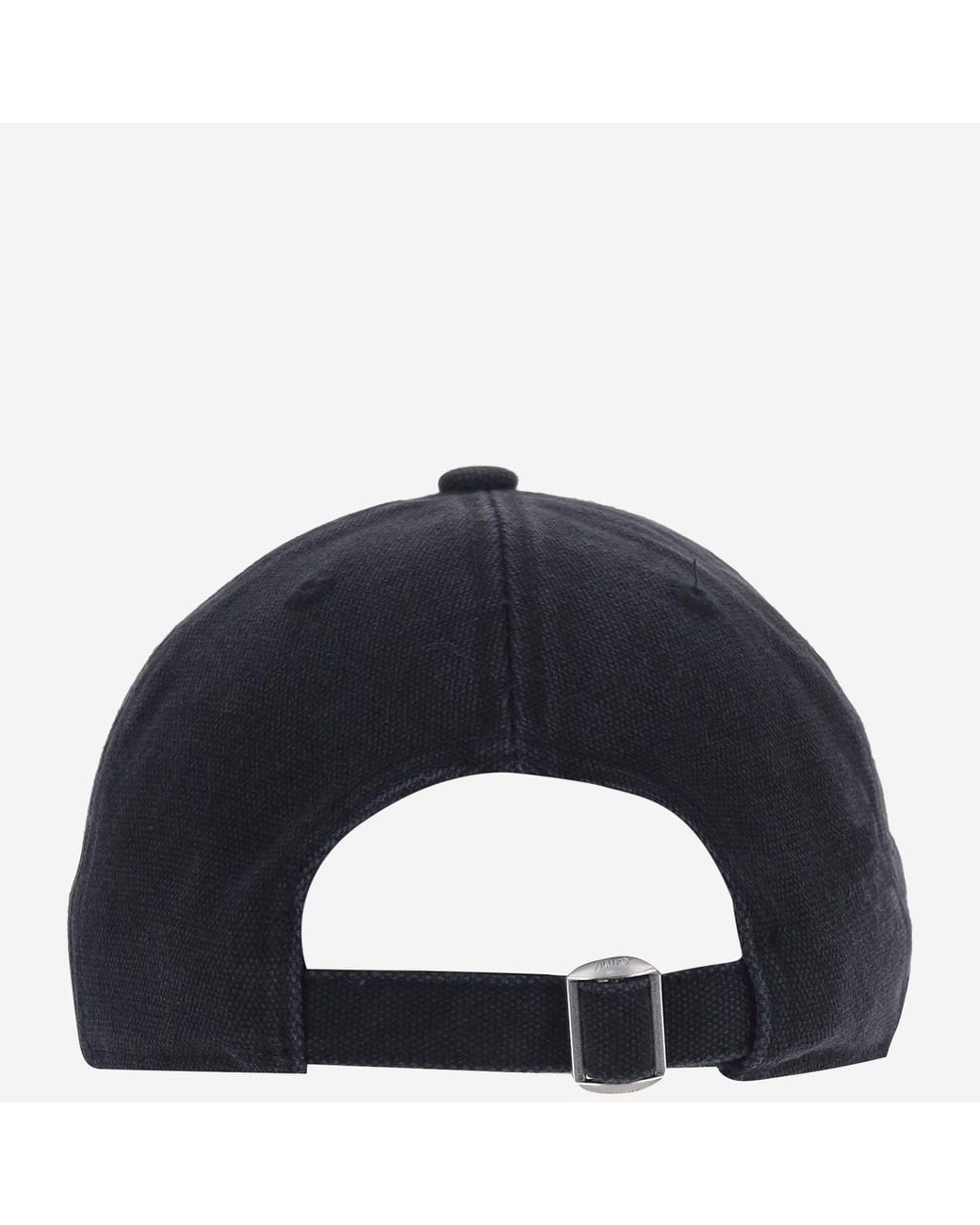 Autry Blue Cotton Baseball Cap With Logo