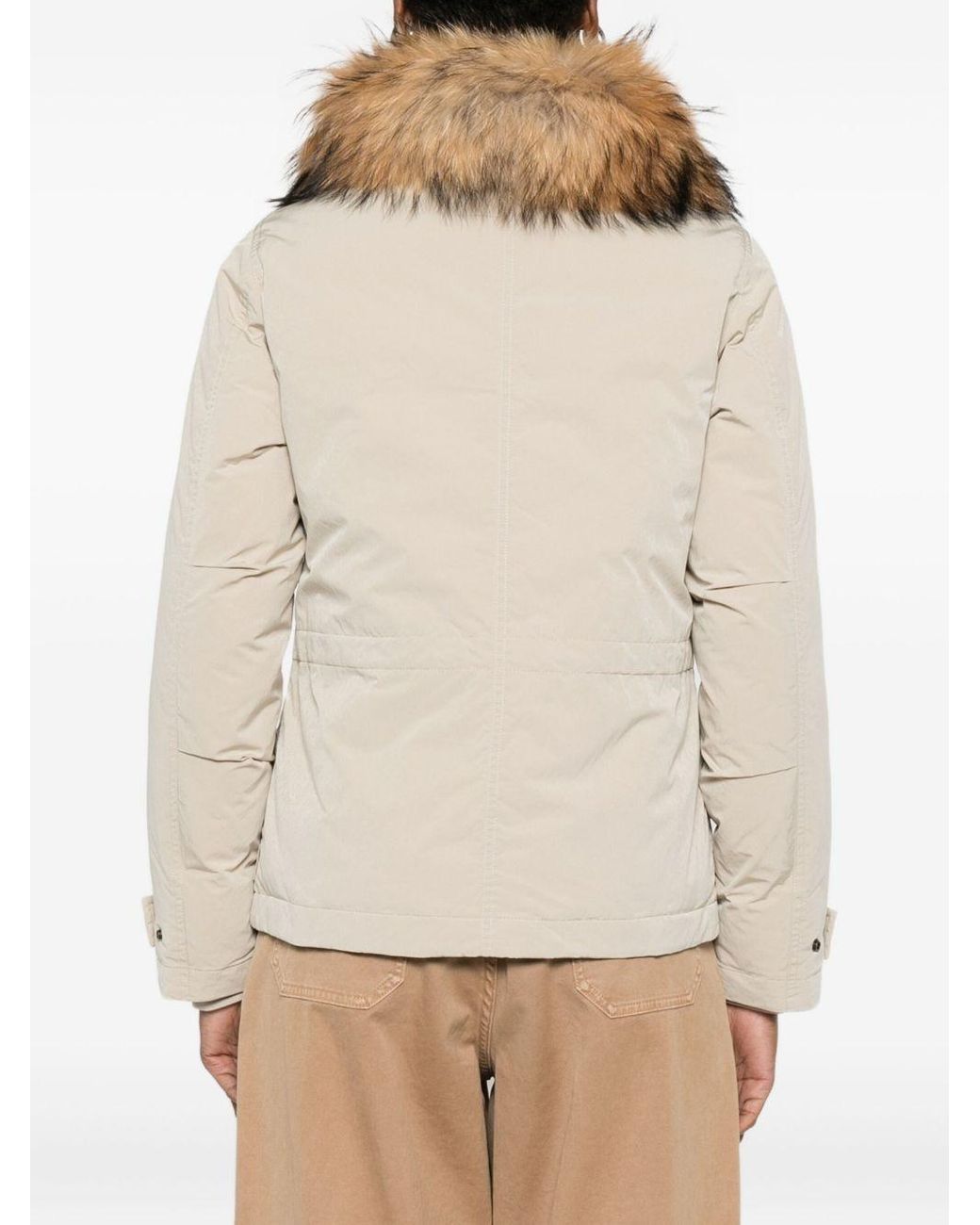 Woolrich Natural Fur Trim Coat