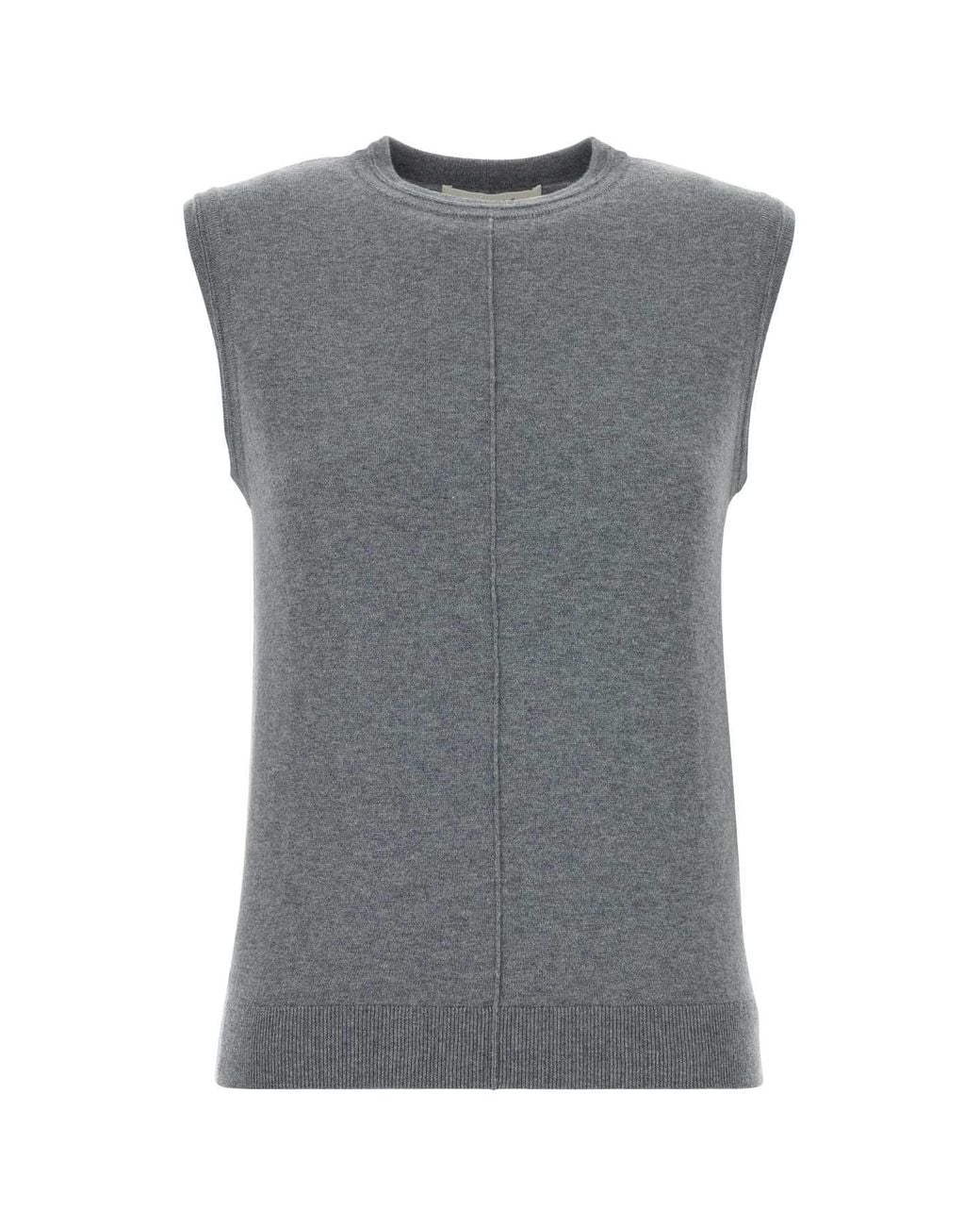 Lisa Yang Gray Cotton Blend Agna Vest