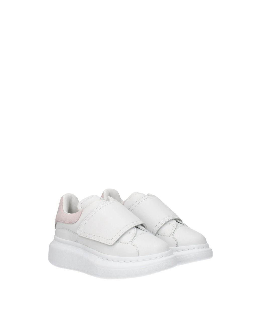 McQueen White Idee Regalo Sneakers Kids Uomo Pelle Bianco/Patchouli