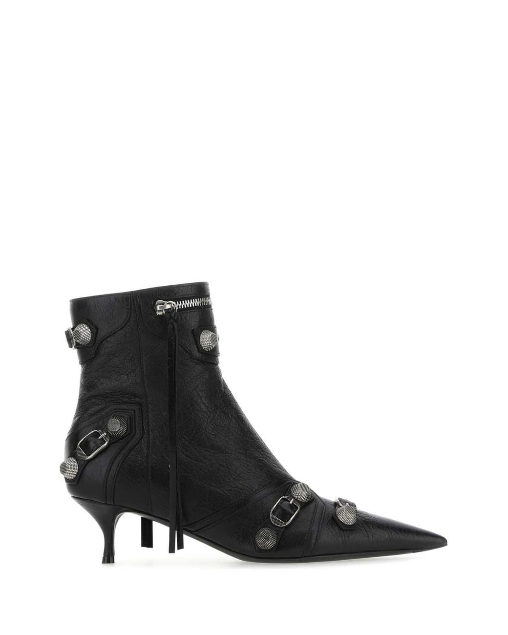 Balenciaga Black Cagole M70 Ankle Boots
