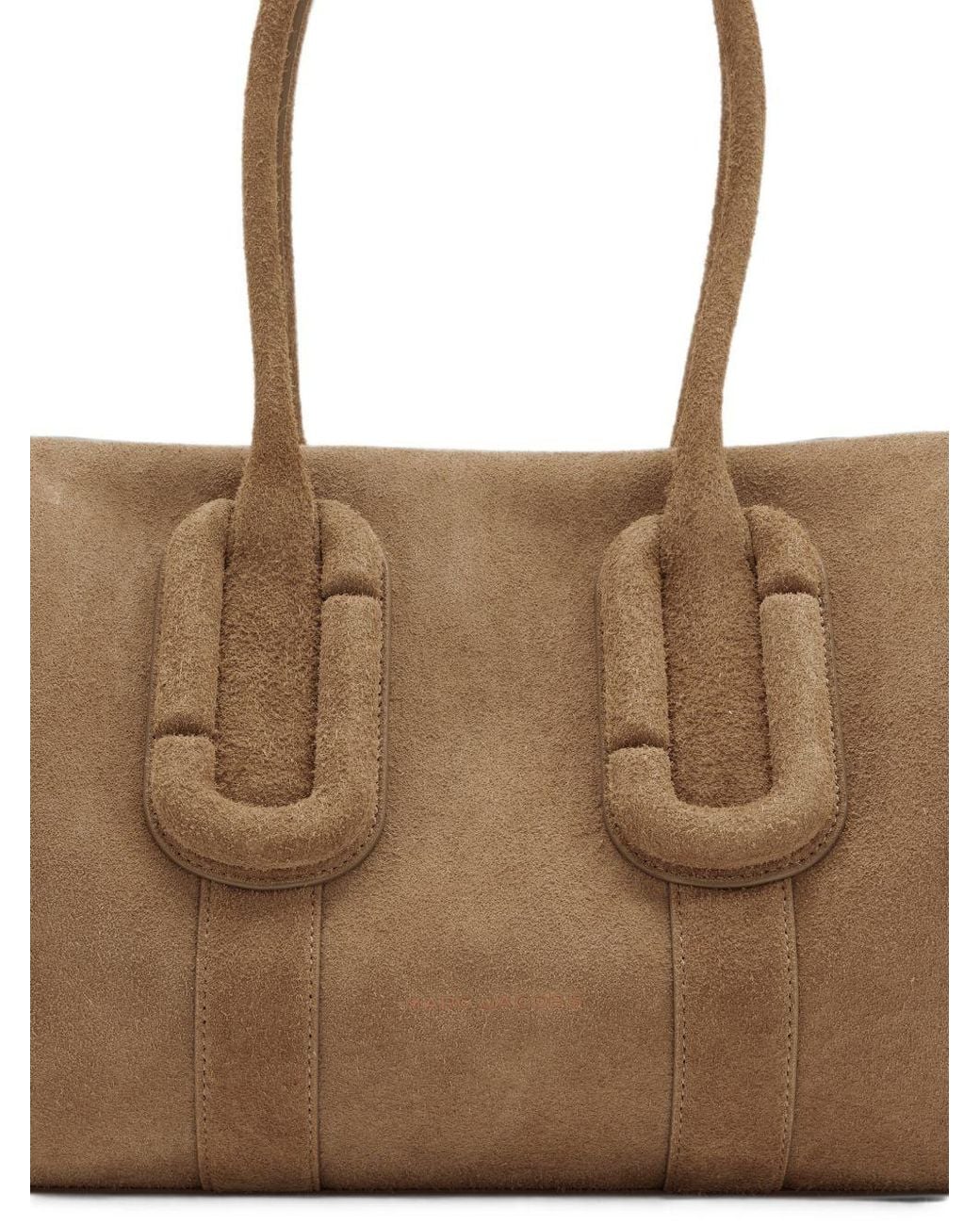 Marc Jacobs Natural The Carryall Suede Leather Tote