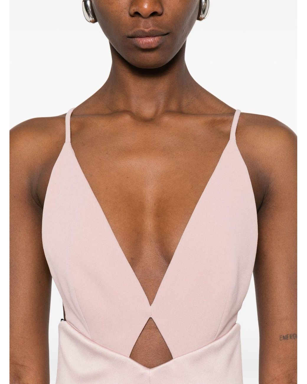 Solace London Avallon Maxi-Jurk in het Pink