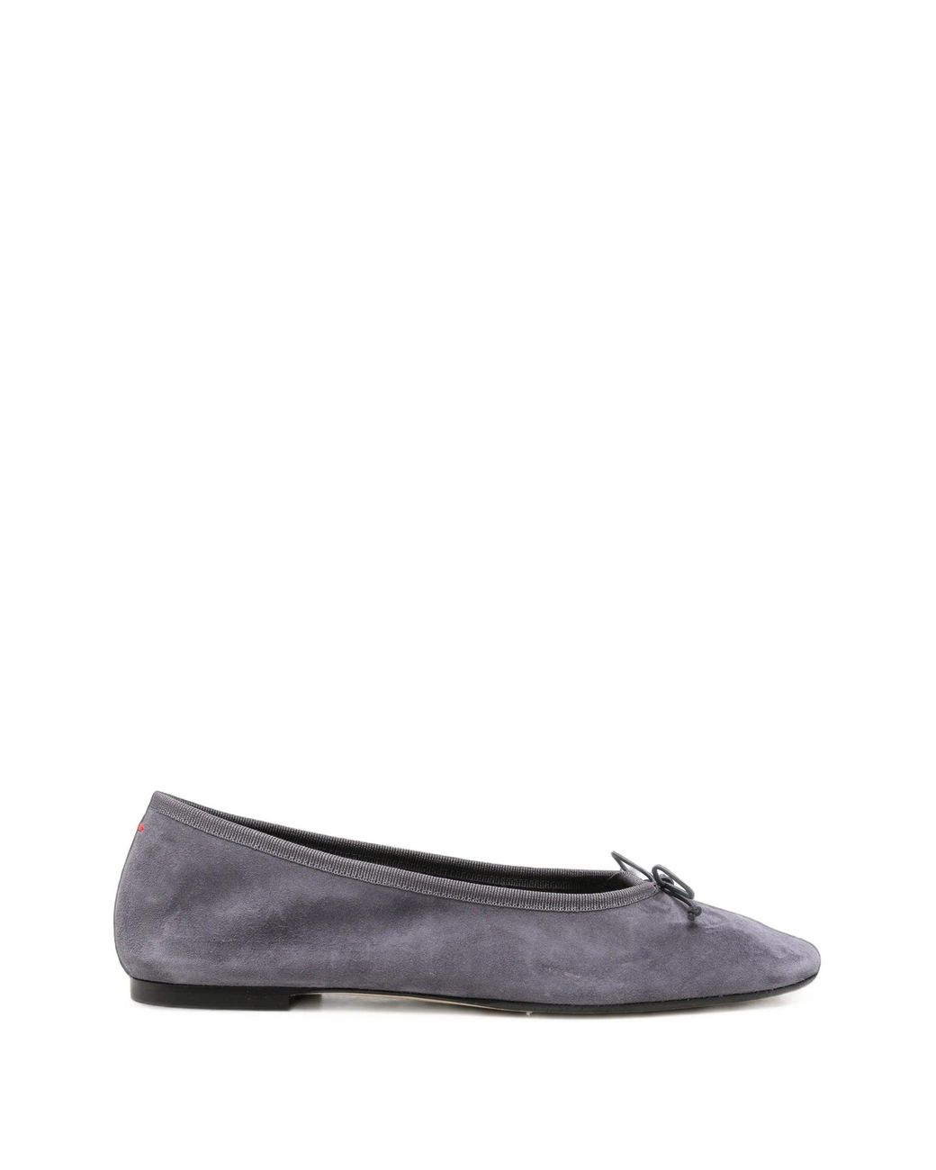 Aeyde White Tiby Kid Suede Leather Dusty