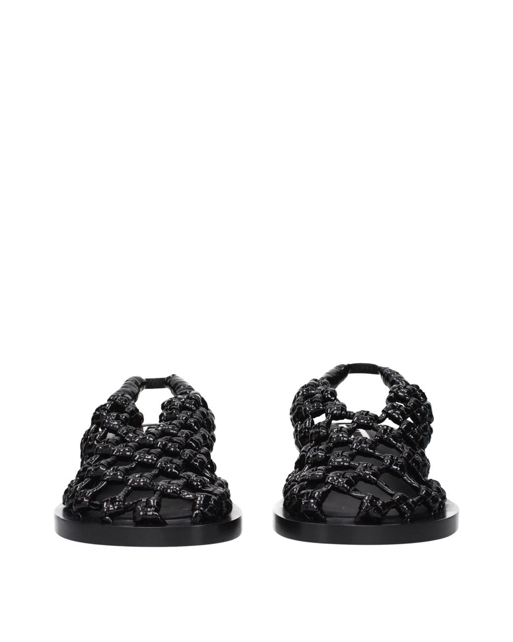 Jil Sander Black Sandals For Paint