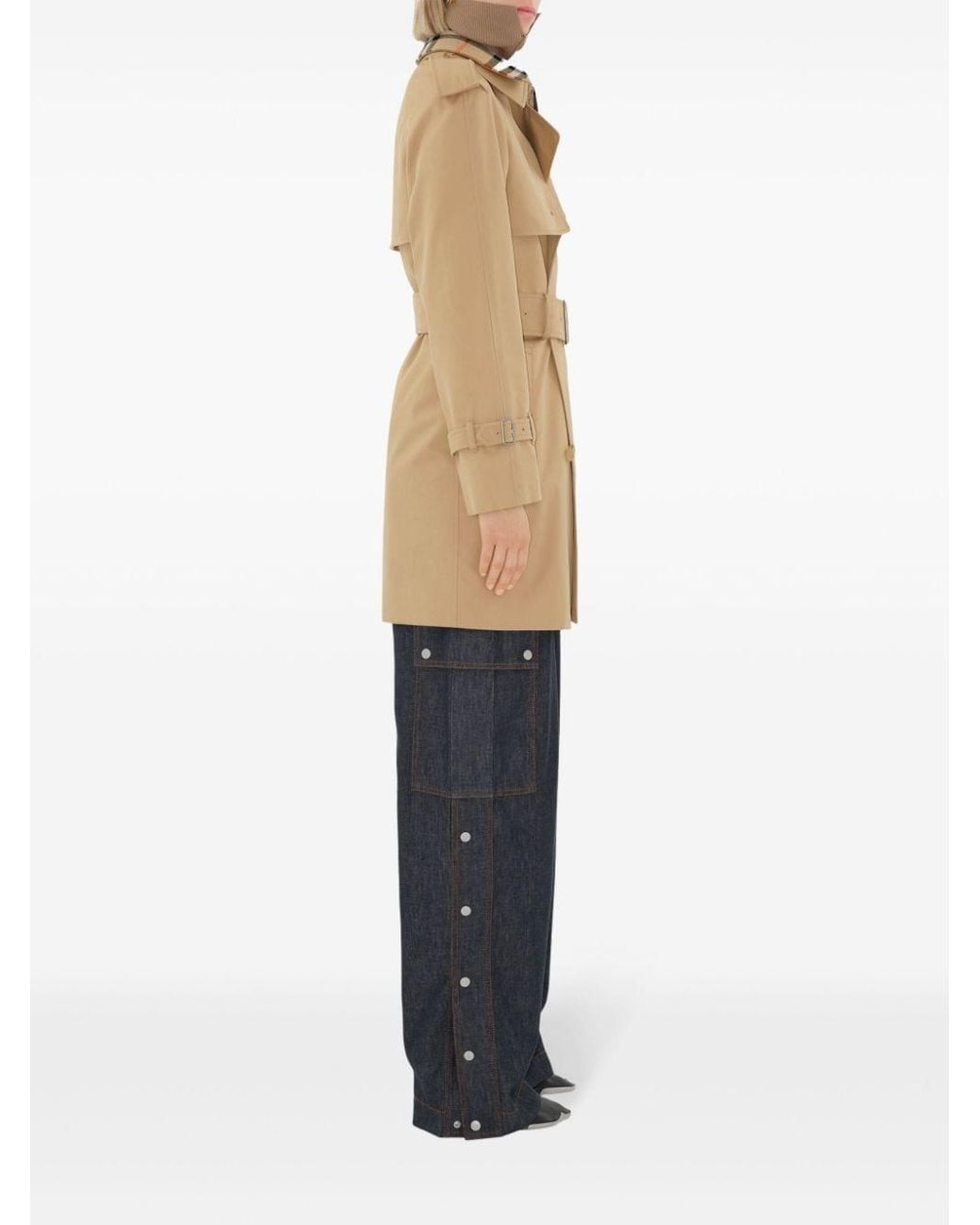 Burberry Natural Cotton Trench Coat