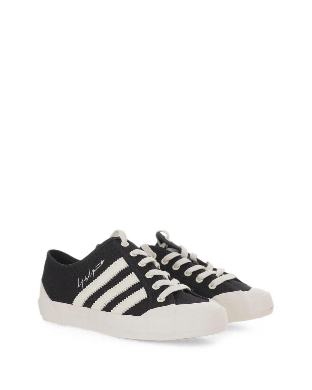 Y-3 White Nisi Lo Sneakers