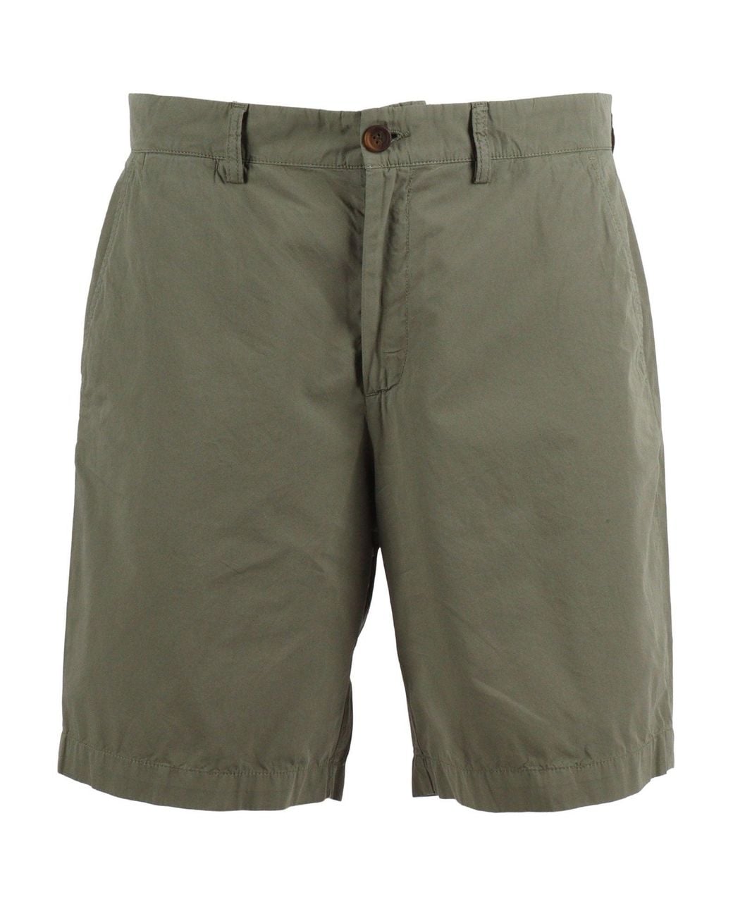 Sebago Green Sasanoa Short Chino Senza Pince
