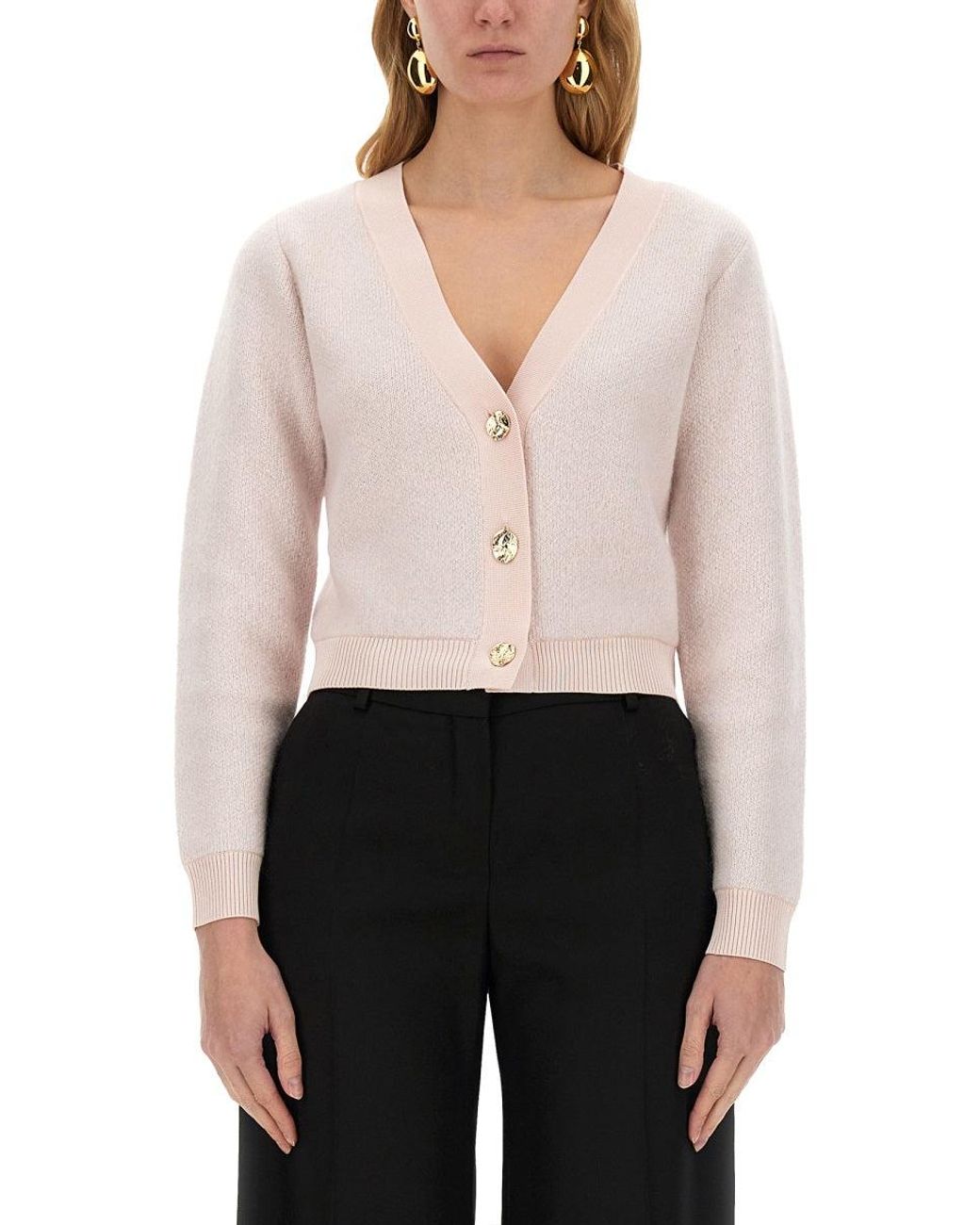 Nina Ricci White Mohair Cardigan