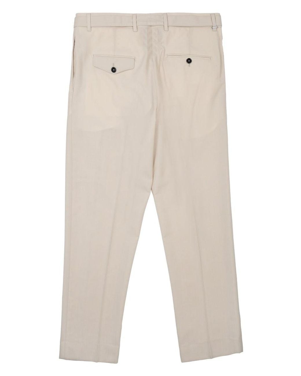 BE ABLE White Tailored Wool Blend Trousers for men