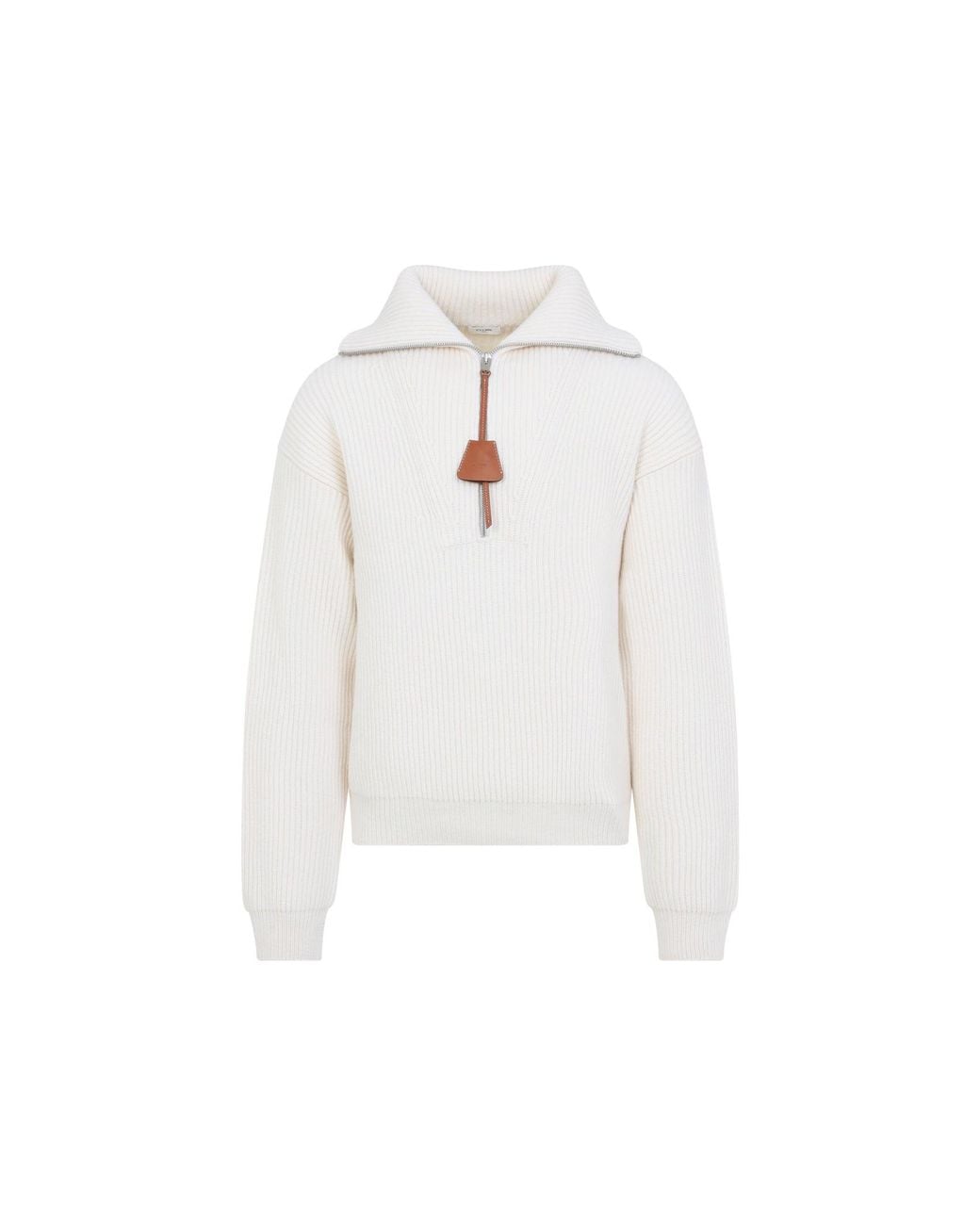 Trucker Sweater Céline de color White
