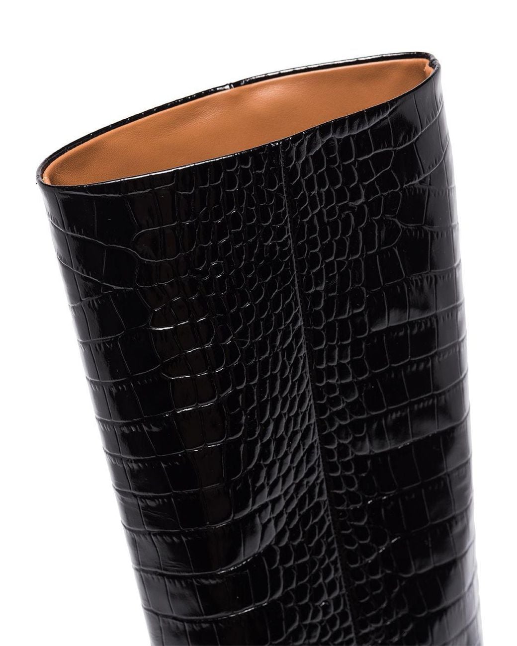 Paris Texas Black Stiletto Leather Boots