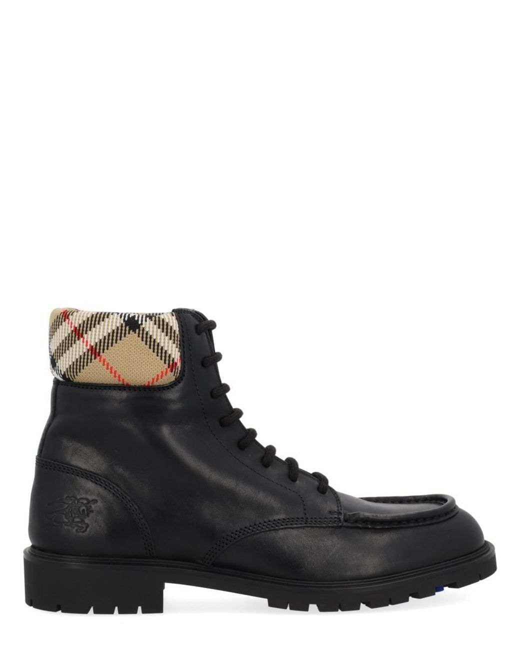 Burberry Black "Rogue" Leather Boot for men