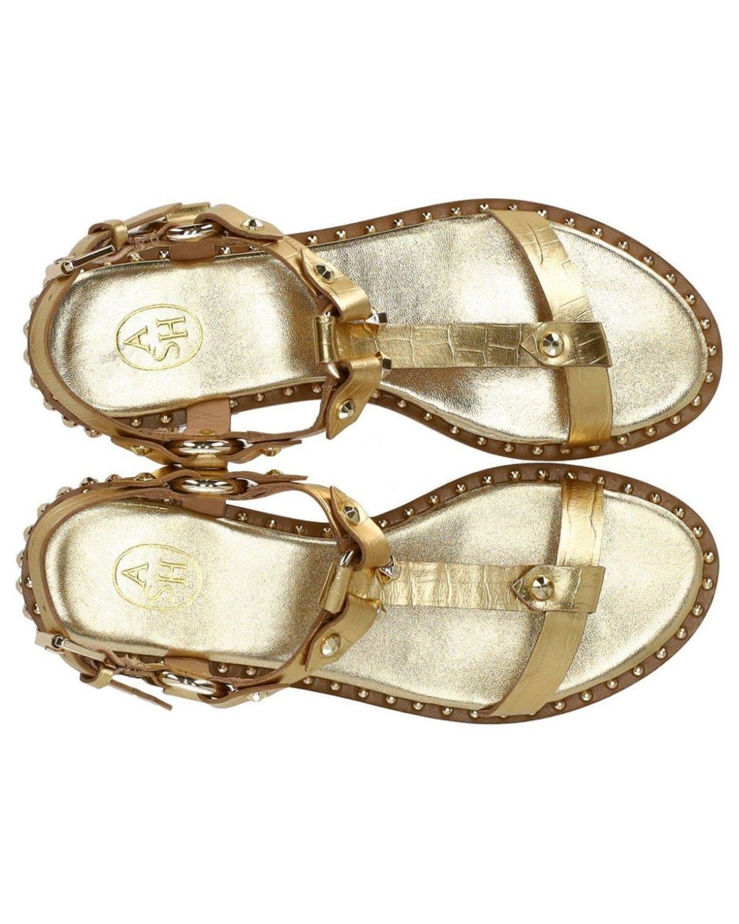 Ash Metallic Patsy Flat Sandal