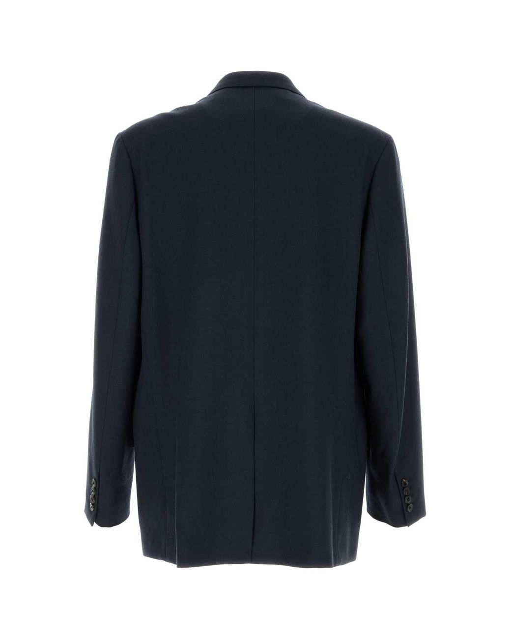 Dries Van Noten Blue Modern Wool-Blend Jacket